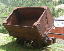 Old Oar Cart used in Central City mines & mills