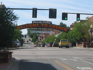 Welcome to Golden, Colorado