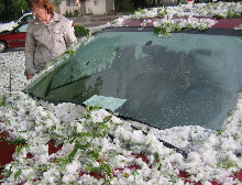 Hood & front window of our Saturn