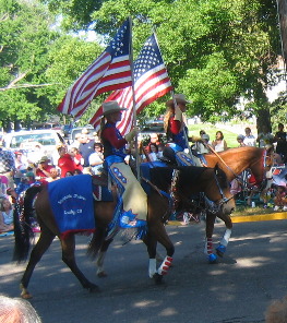 hourses Greeley 4th July parade