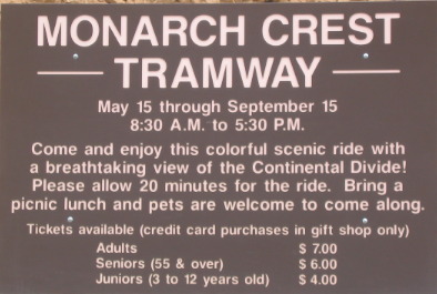 tram ride Monarach pass