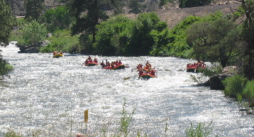 Whitewater rafting on the Arkansas River in Colorado