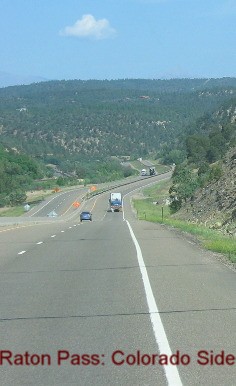 Raton Pass on I-25