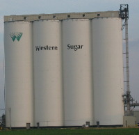 Sugar elevator in Scotts Bluff, Nebraska