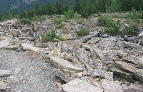 Remnants of Gros Ventre Landslide of 1925