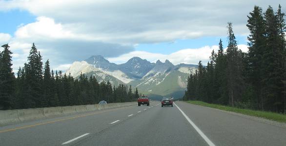 PH 1 north of Banff