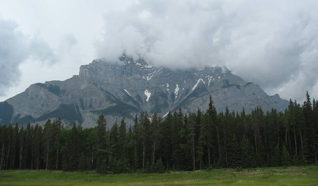Amazing geology surrounding Banff, Alberta
