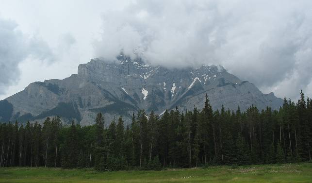 Amazing geology surrounding Banff, Alberta
