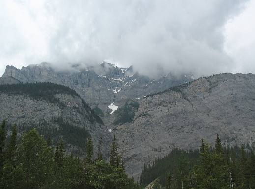 Glacier carved mountain