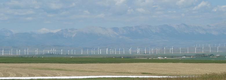 Wind Farm at Crowsnest Pass