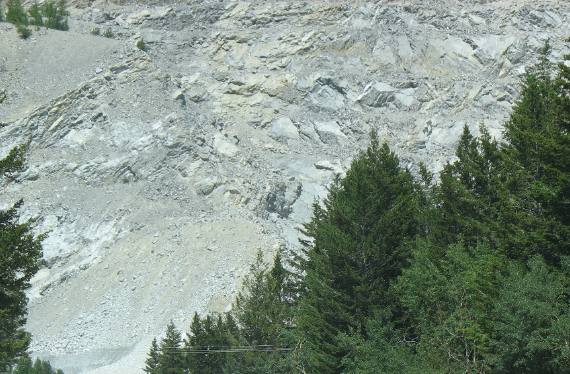 Limestone Mine at Crowsnest Pass