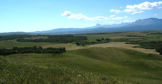 Outside Waterton National Park
