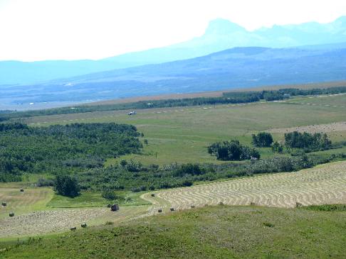Outside Waterton National Park