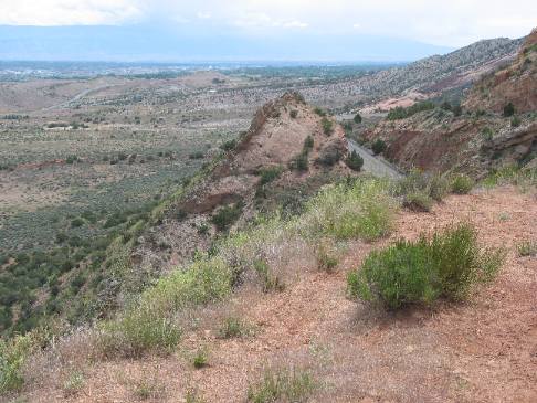 Fault line Colorado National Monument