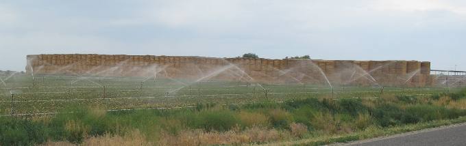 Hagerman Valley hay stored for dairy operation