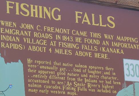 Fishing Falls on the Snake River