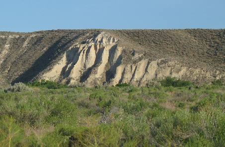 Bluffs on the south side of the Snake River Valley