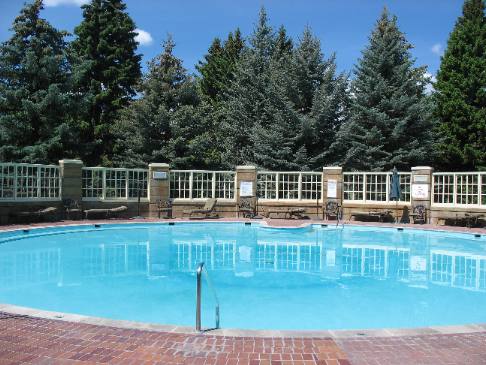 Swimming pool at Sun Valley Lodge in Idaho
