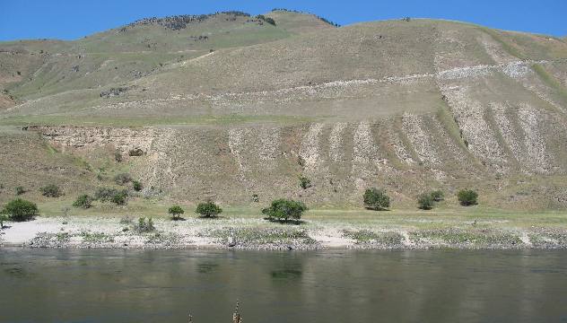 Scar left by a hydraulic mining operation in the 1860's