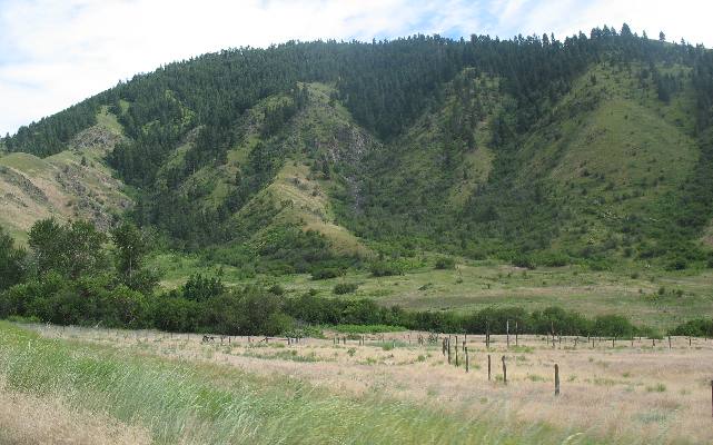 Hells Canyon NRA as seen from Forest Service Road 493 southwest of White Bird, Idaho