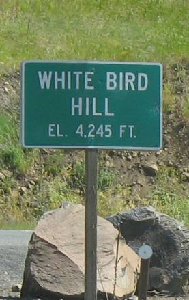 Summit of White Bird Hill on US-95 between White Bird and Grangeville, Idaho