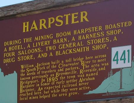 Harpster Idaho