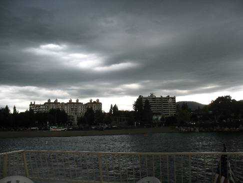 Coeur d'Alene Lake from cruise boat Osprey