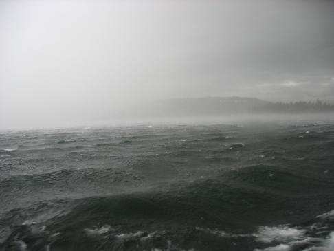 Coeur d'Alene Lake from cruise boat Osprey
