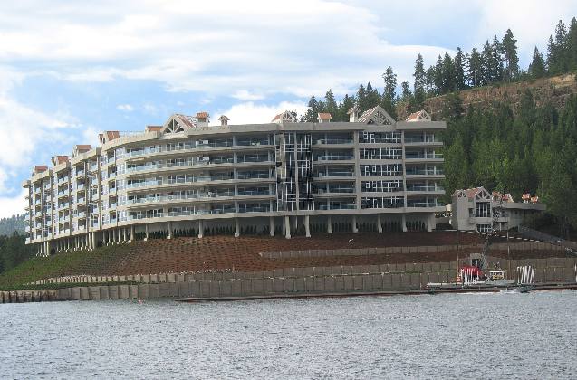 Coeur d'Alene Lake from cruise boat Osprey