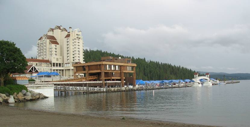 Coeur d'Alene Lake from cruise boat Osprey