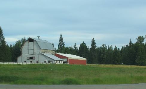 Old Barn south of Bonners Ferry, Idaho