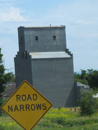 Old wooden grain elevator north of Weiser, Idaho