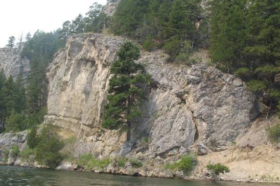 Visual evidence of geologic forces in Gates of the Mountains Wilderness