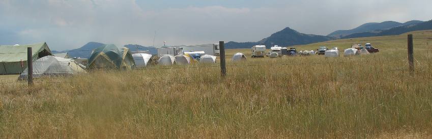 Fire fighting camp
