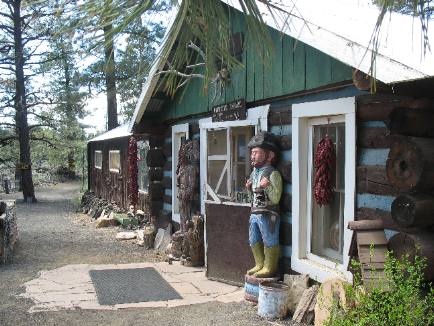 Old Time Trading Post at the Ice Cave and Bandera Crater
