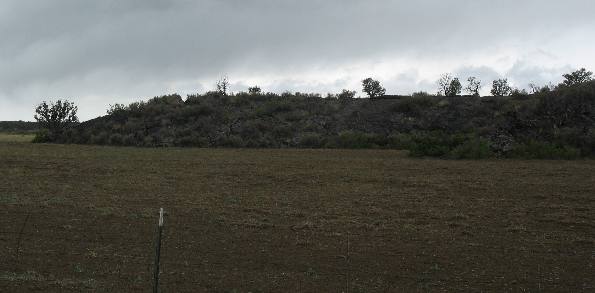 Edge of lava flow in El Malpias National Monument