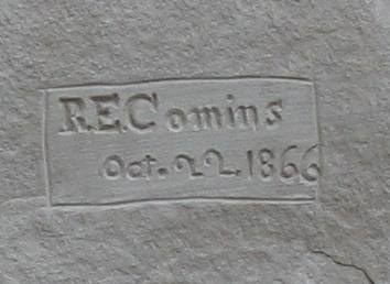 Inscriptions on rock face at El Morro National Monument