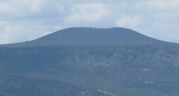 Old cinder cone volcano