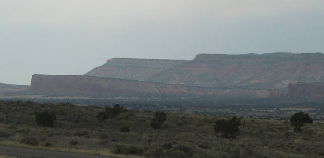 Several mesas
