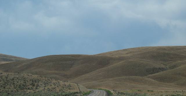 East Oregon desert west of Weiser, Idaho