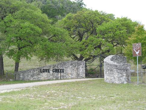 Love Creek in the Texas Hill Country