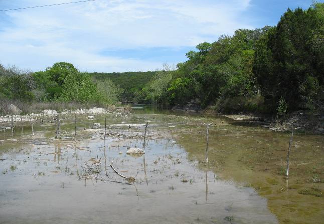 Guadalupe River west of Hunt, Texas