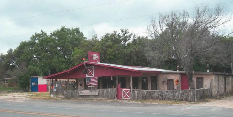 Leakey Feedlot a popular stop in Leakey, Texas for the bikers