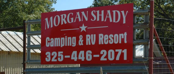 Morgan Shady RV-Park on South Llano River in downtown Junction, TX