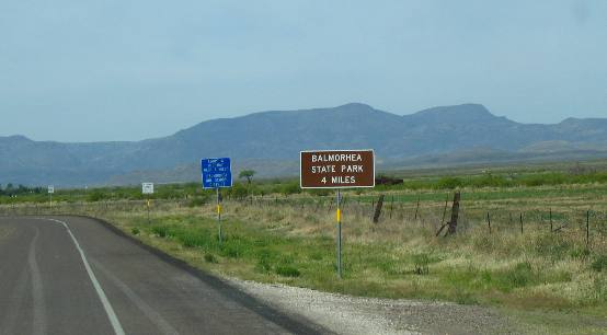 Davis Mountains from I-10 exit 209