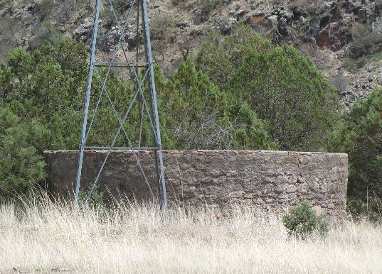 Stock tank in Davis Mountains