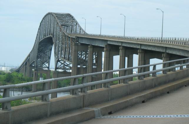 Rainbow Bridge in Port Arthur, Texas