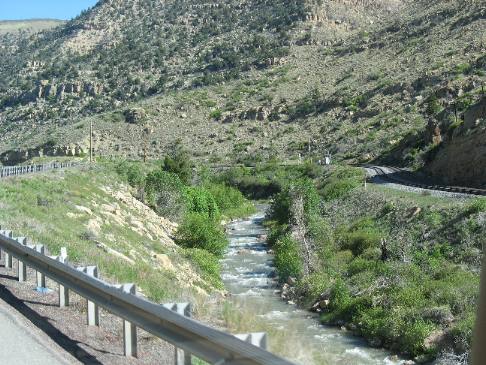 Grade on US-6 heading into Provo, Utah