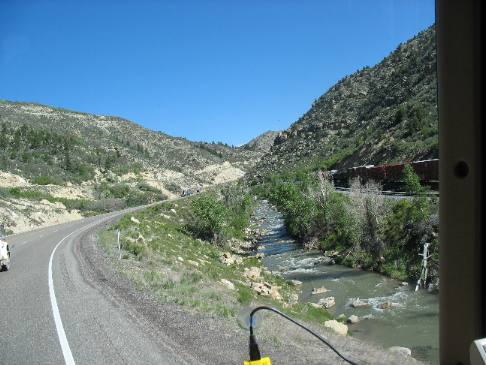 Grade on US-6 heading into Provo, Utah