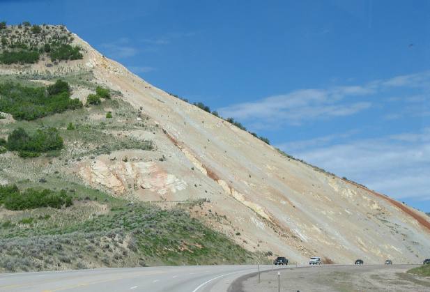 Beautiful roadcut